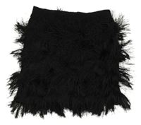 Černá sukně s třásněmi 