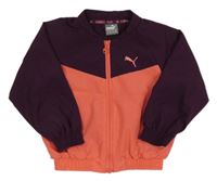 Lilkovo-korálová šusťáková sportovní bunda Puma