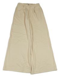 Světlebéžové široké kalhoty Reserved
