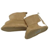 Nové - Béžové semišové zateplené válenky vel. 19