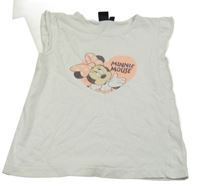 Bílé tričko s Minnie Disney