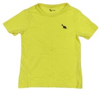 Žluté tričko s dinosaurem Tu