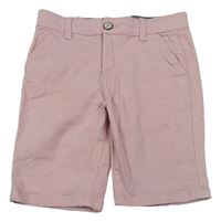 Světlerůžové plátěné chino kraťasy zn. Denim Co.