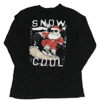 Černé triko se Santou Primark