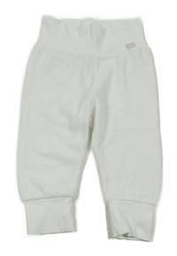 Bílé sametové kalhoty H&M