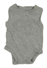 Šedé melírované body s nápisem 