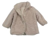 Starorůžová kožešinová zateplená bunda Chicco