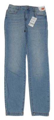 Nové - Světlemodré skinny mid rise rifle Denim Co.