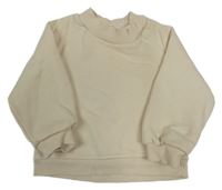 Smetanová oversize mikina Zara