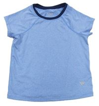 Modro-tmavomodré melírované funkční sportovní tričko TCM