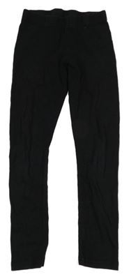 Černé žebrované legíny F&F