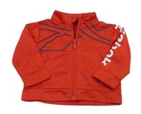 Červená propínací sportovní mikina s logem Reebok