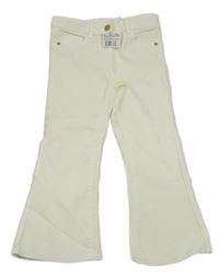 Nové - smetanové flare rifle ošoupaného vzhledu ORCHESTRA