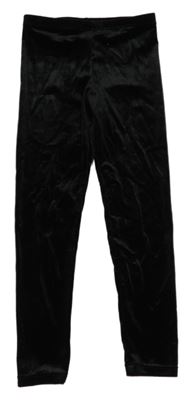 Červené sametové legíny SHEIN