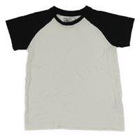 Bílo-černé tričko Matalan