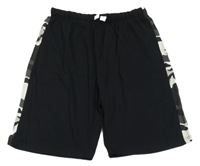 Černé kraťasy s army pruhem M&S