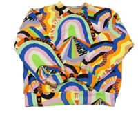 Barevná vzorovaná oversize mikina s nápisy H&M