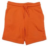Tmavooranžové teplákové kraťasy PRIMARK