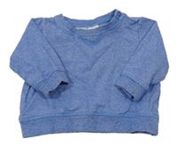 Modro-bílá melírovaná mikina H&M