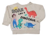 Smetanová mikina s Ms. Rachel a dinosaury St. Bernard