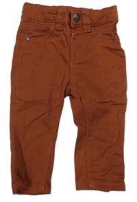Hnědé plátěné kalhoty Dopodopo