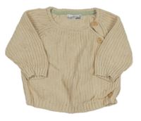 Béžový propínací svetr Ergee