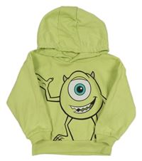 Zelenkavá mikina s Mikem Wazowskim a kapucí - Příšerky s.r.o. Primark