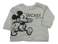 Smetanová mikina s Mickeym George