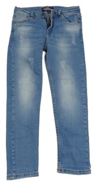 Modré rifle s prošoupáním