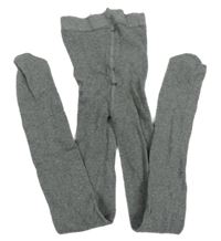 Šedé melírované punčocháče H&M