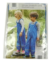 Nové - Modré nepromokavé podšité laclové kalhoty Impidimpi