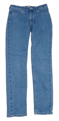 Modré skinny fit rifle H&M