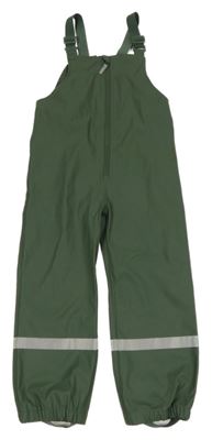 Khaki nepromokavé laclové kalhoty Topolino