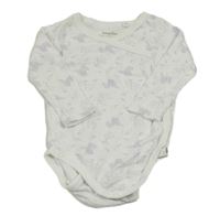 Bílé zavinovací body s ptáčky a budkami Lupilu