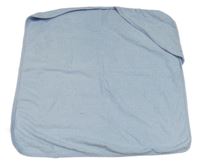 Světlemodrá froté osuška s kapucí Mothercare