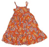 Černé vzorované lehké šaty Primark