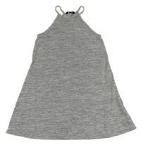 Šedé melírované úpletové šaty New Look