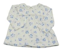 Bílé květované triko George