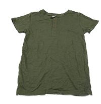 Khaki tričko s knoflíky Dopodopo