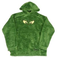 Zelená chlupatá mikina s Grinchem a kapucí H&M