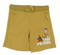 Okrové teplákové kraťasy s Paw Patrol C&A
