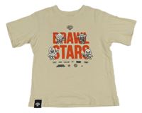 Béžové tričko s potiskem - Brawl Stars Zara