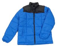 Modro-černá šusťáková zimní bunda Jack & Jones