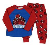 Červeno-modré fleecové pyžamo se Spidermanem Marvel