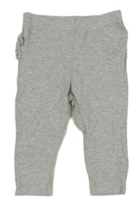 Šedé melírované legíny s volánky Primark