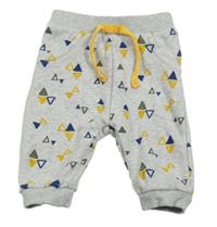 Šedé vzorované tepláky Ergee