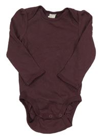 Švestkové žebrované body H&M