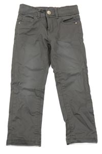 Tmavošedé plátěné kalhoty orchestra