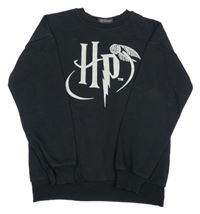Černá mikina s potiskem - Harry Potter George
