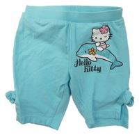 Modré kraťasy s Hello Kitty C&A